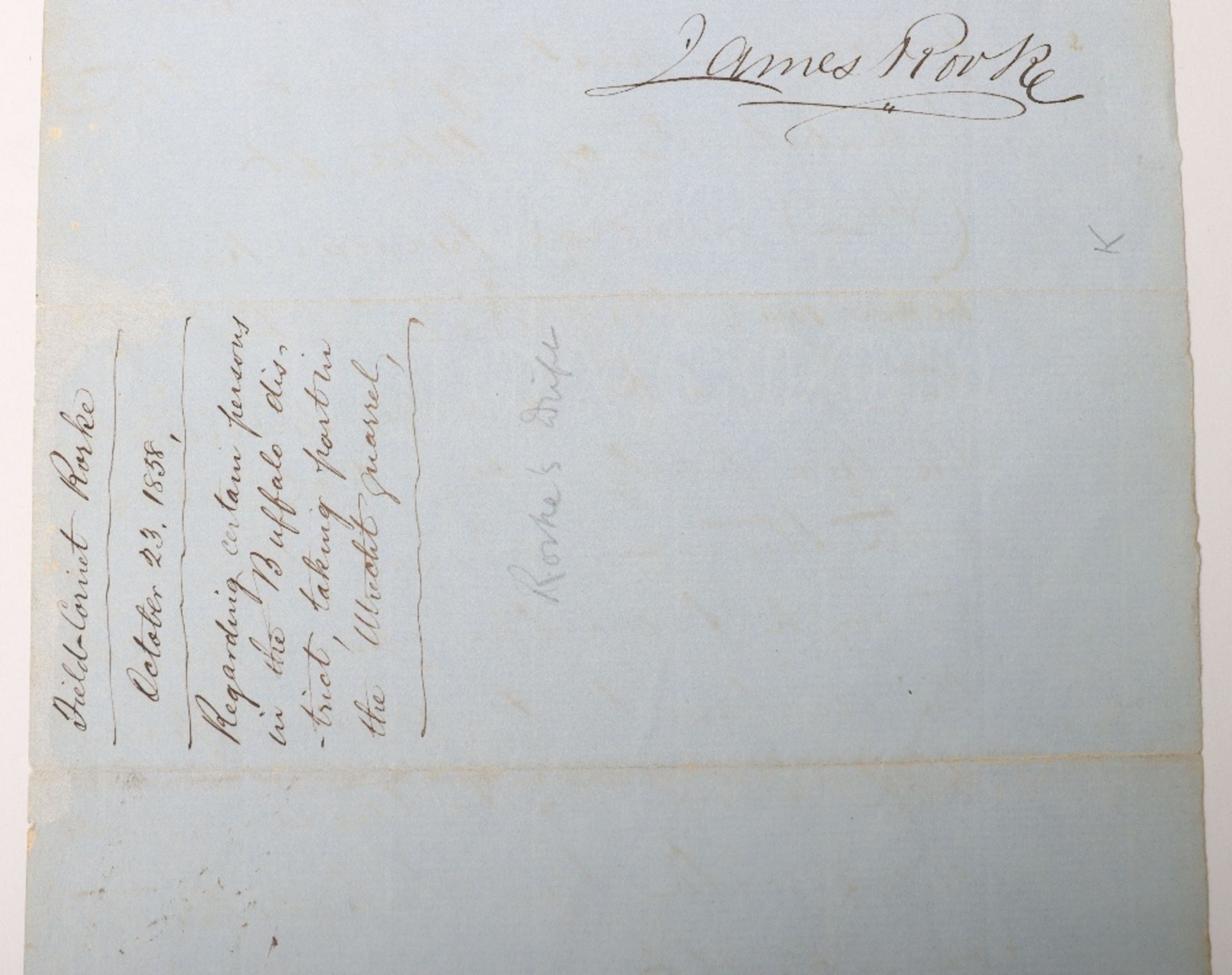 Interesting Signed Document of James Alfred Rorke, Known as “Rorke of Rorkes Drift” - Image 7 of 7