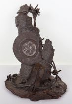 Interesting Sculpture Made from WW1 Battlefield Relic