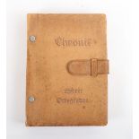 Third Reich NSDAP Official Book “Chronik unserer Ortsgruppe”