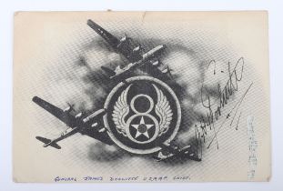 American Aviation Hero Jimmy Doolittle Signature