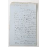Interesting Signed Document of James Alfred Rorke, Known as “Rorke of Rorkes Drift”