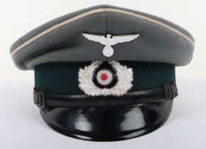 WW2 German Infantry NCO’s Peaked Cap