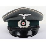 WW2 German Infantry NCO’s Peaked Cap