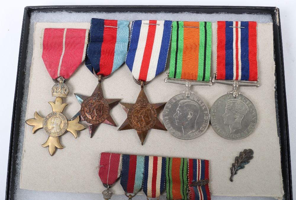 Historically Important WW2 Royal Armoured Corps O.B.E Medal Group of Five Awarded to Captain (temora - Bild 19 aus 50