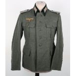 Scarce WW2 German Kriegsmarine Coastal Artillery Officers Combat Tunic