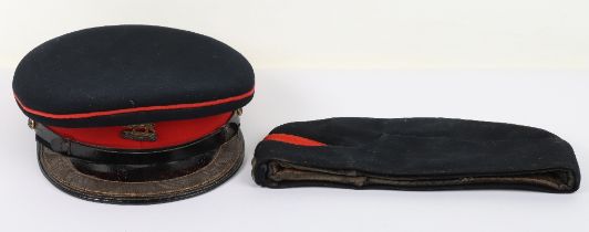 Royal Leicestershire Regiment Field Officers Full Dress Peaked Cap