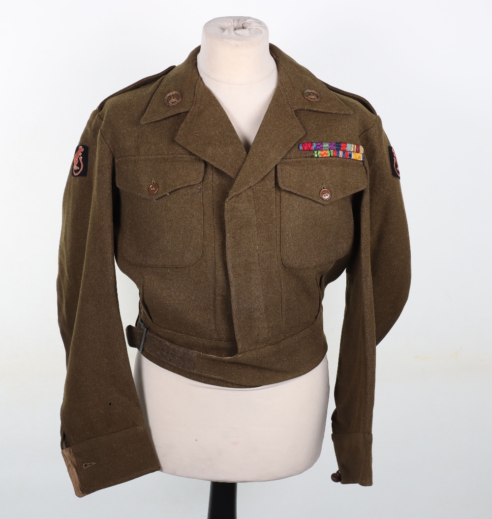 WW2 British South Wales Borderers Lieutenant Colonels Battle Dress Blouse - Bild 6 aus 9