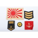 WW2 Imperial Japanese Naval Insignia Grouping