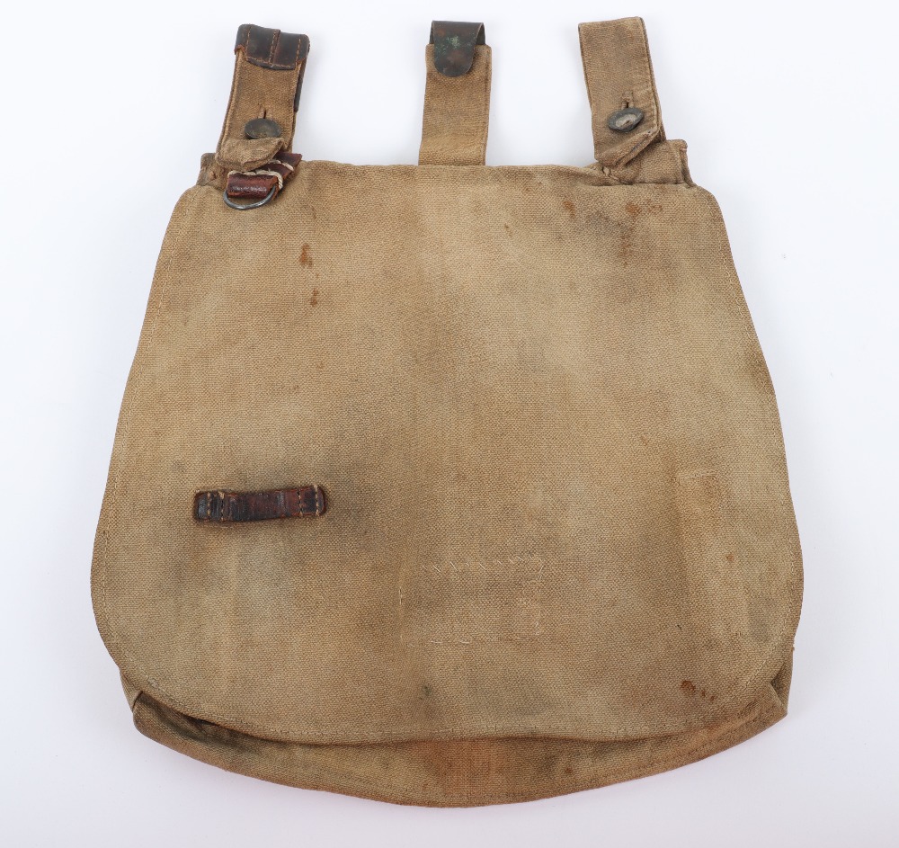 WW1 German Landsturm Infantry Battalion Marked Enlisted Ranks Bread Bag