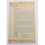 Third Reich Document Grouping Relating to the Recommendation of the Award of the Knights Cross of th