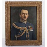 Oil Painting of Royal Air Force Officer in Full Parade Dress