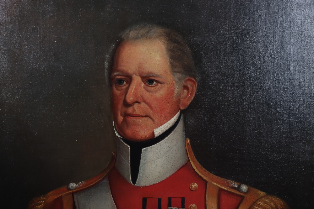 Impressive Portrait Painting of Lieutenant Henry Butterworh 32nd (Cornwall Light Infantry) Regiment - Image 2 of 7