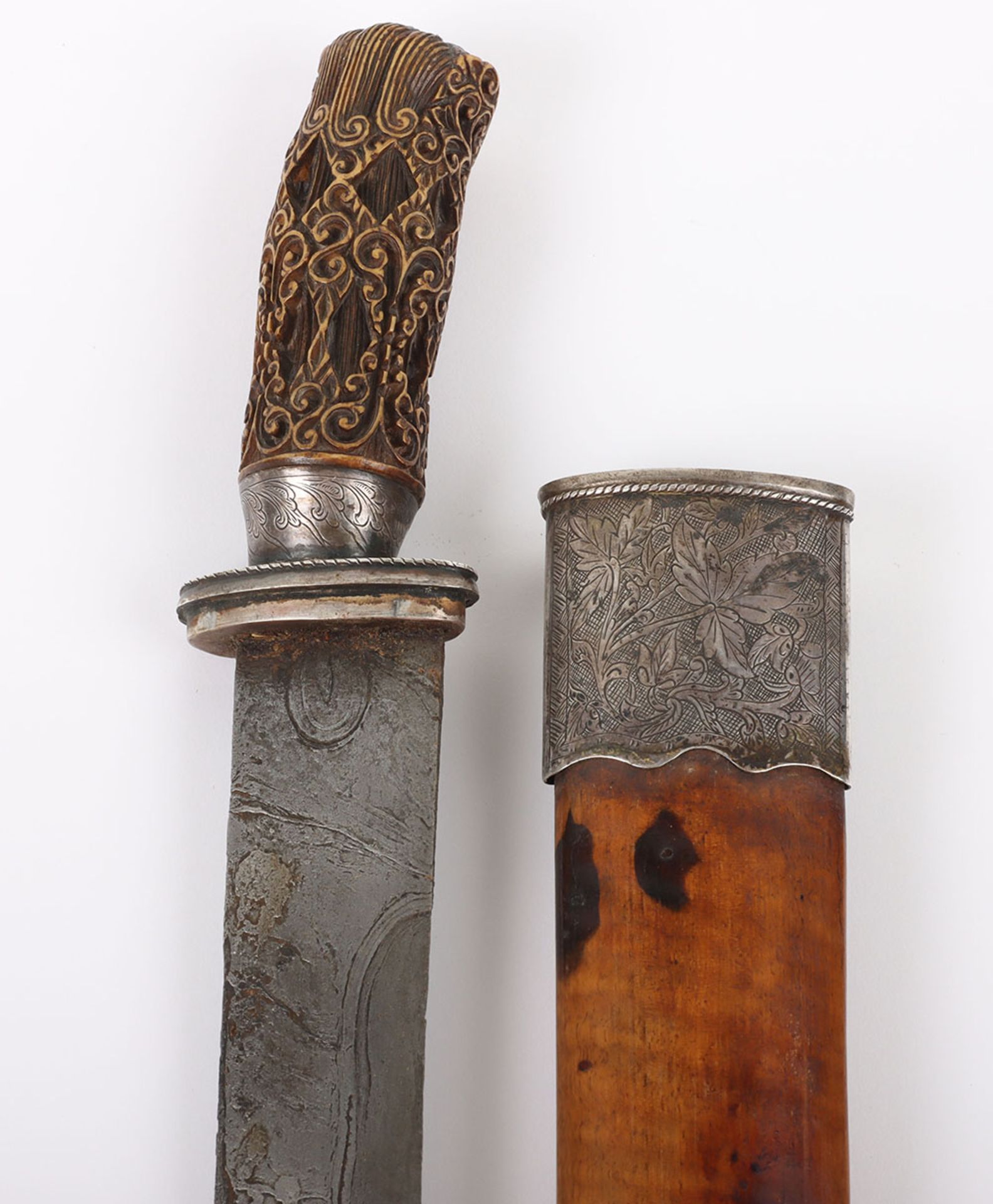 Very Unusual Javanese Dagger Badek c.1800 - Image 4 of 15