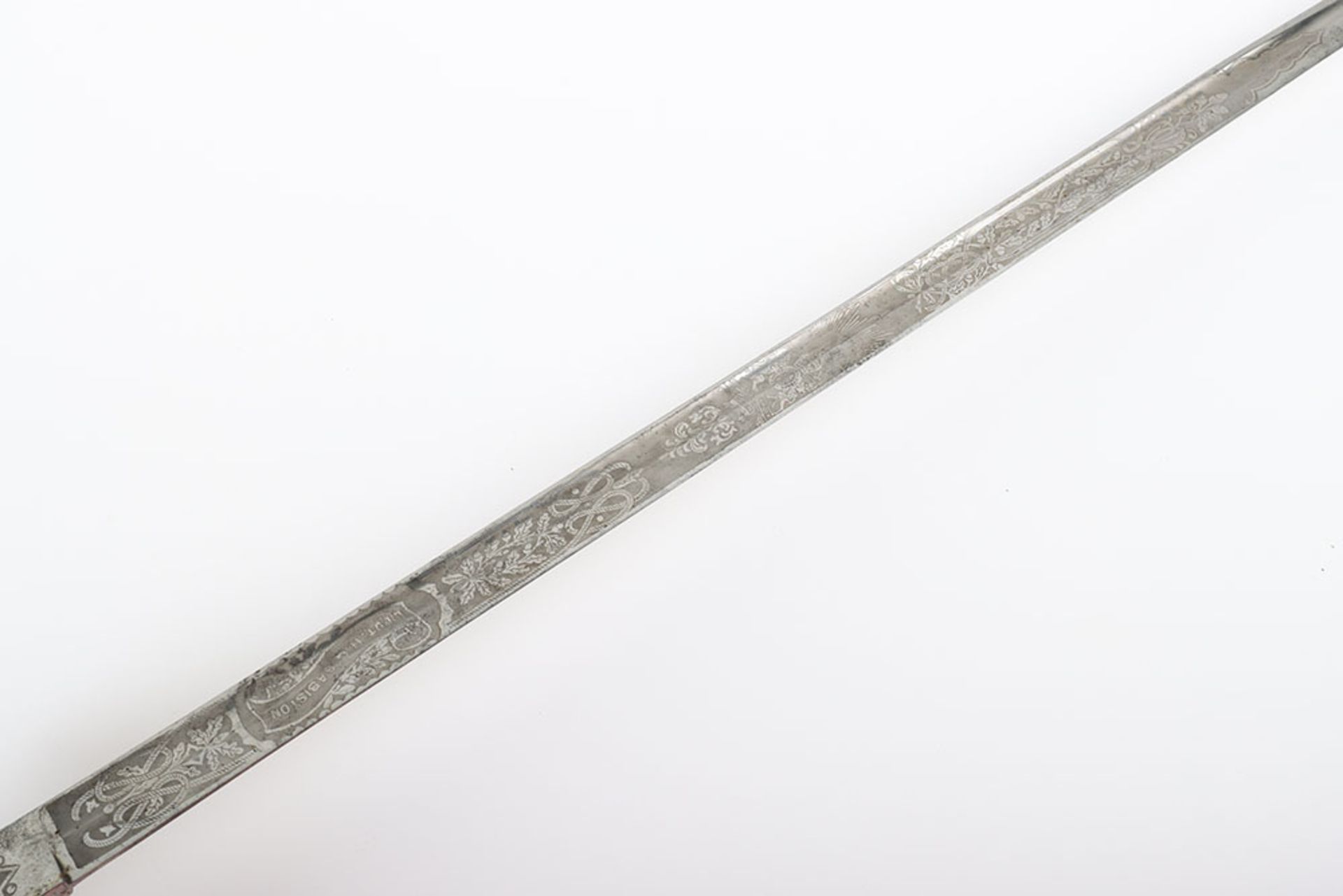 Scarce Royal Naval Volunteers (R.N.V) Officer’s Sword by J R Gaunt & Sons No. 15360 - Image 9 of 16