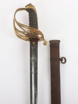 1845 Pattern Victorian Infantry Officer's Sword, Blade by HENRY WILKINSON, PALL MALL