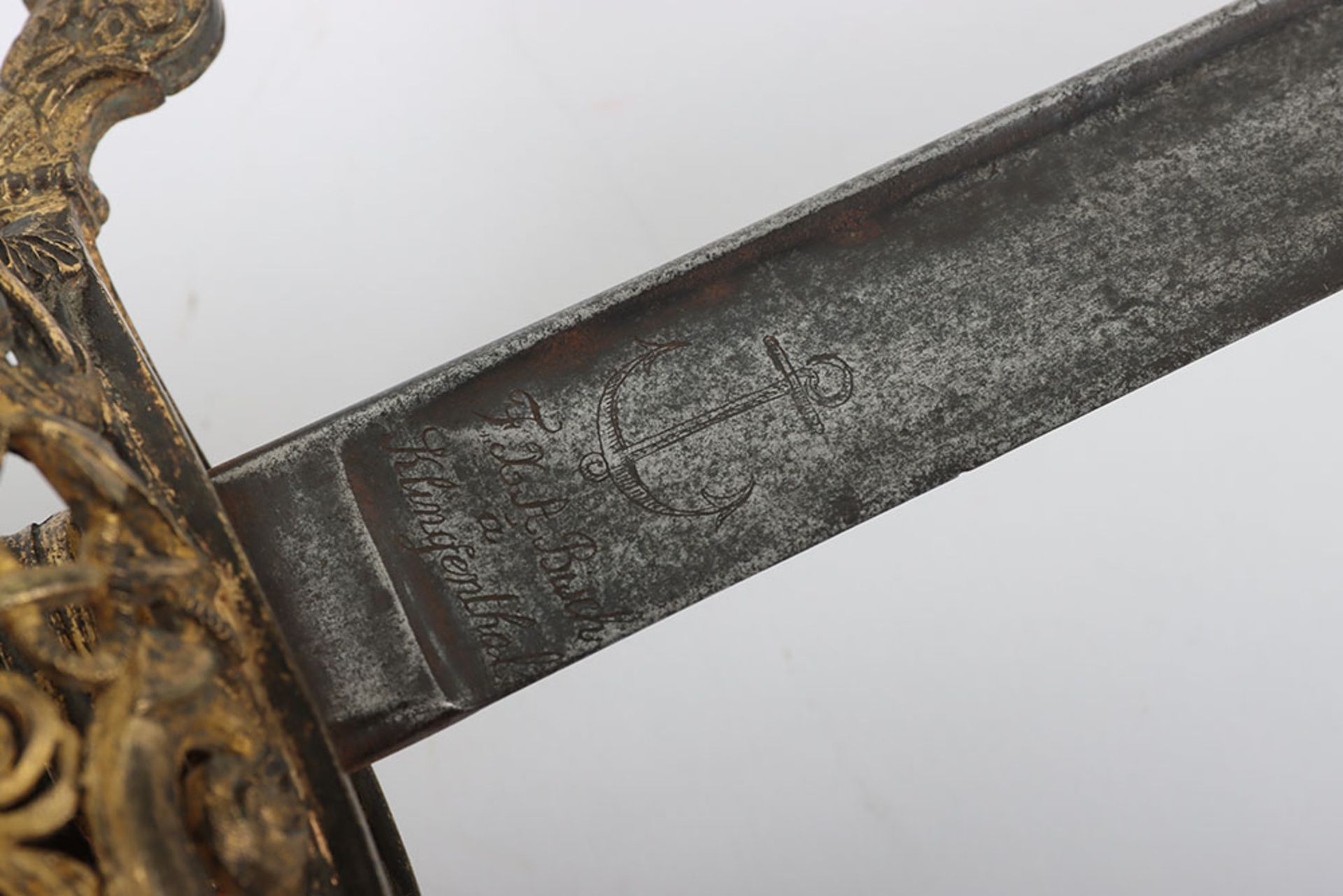 French Naval Officer’s Sword, c.1870 - Image 12 of 16