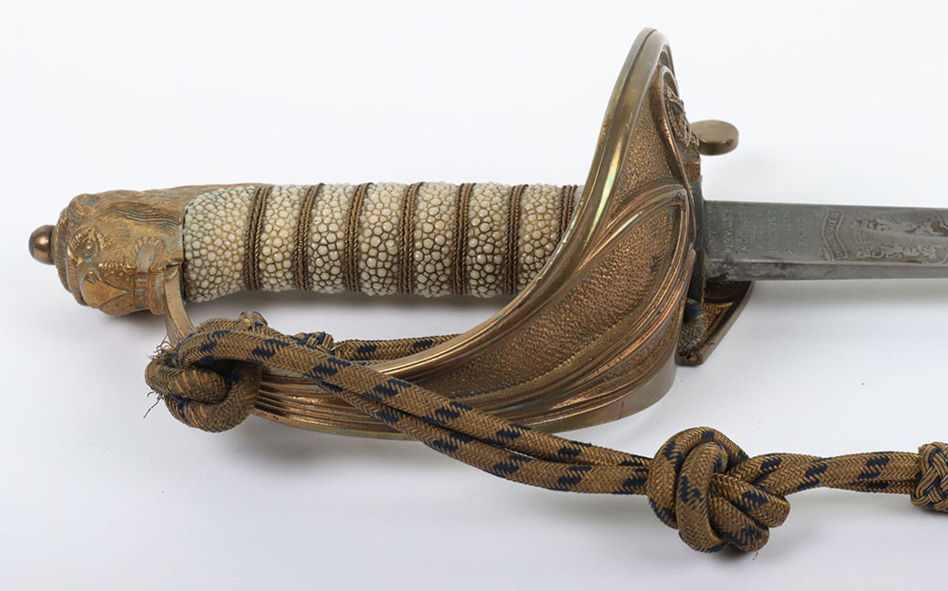 British Post 1902 Naval Officer’s Sword - Image 9 of 18