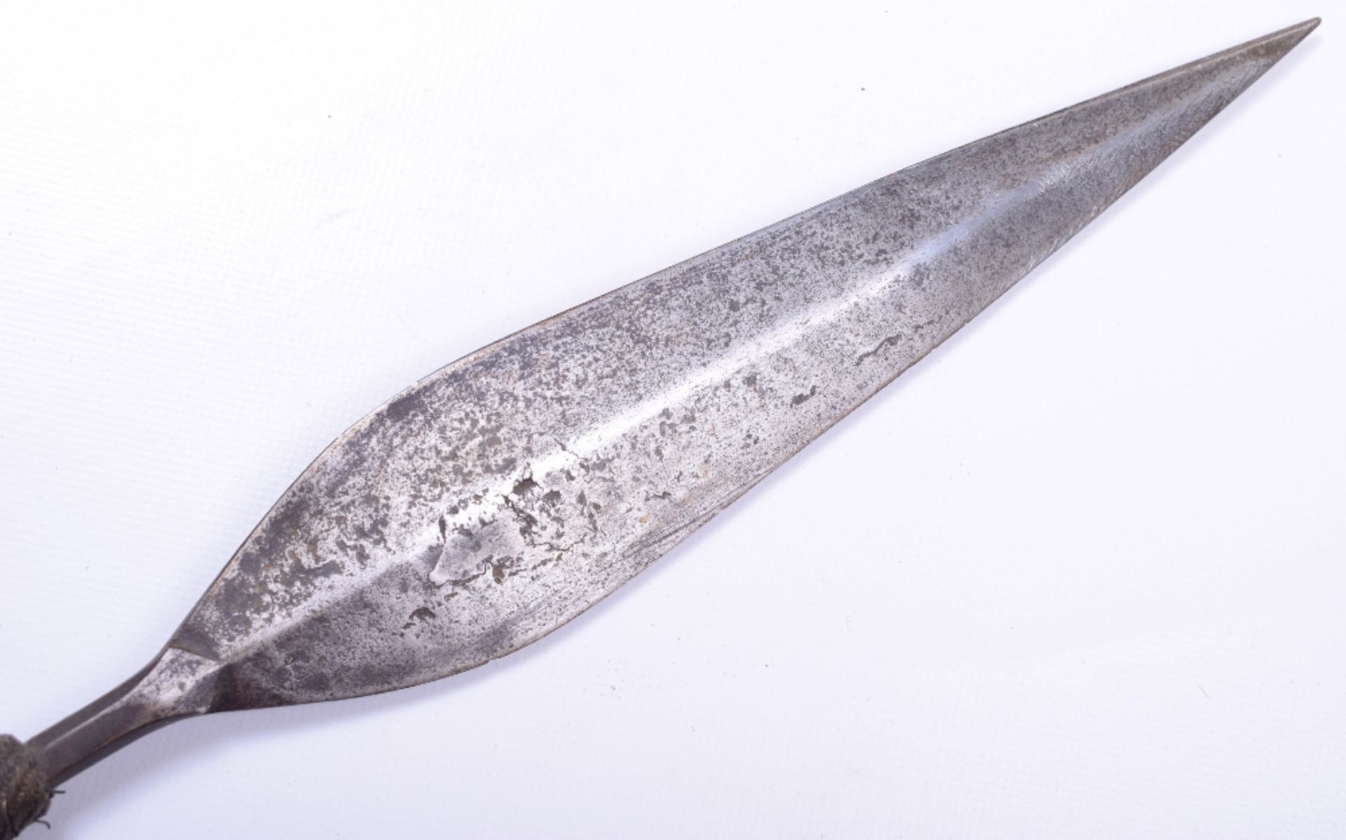 Early Zulu Stabbing Spear “Iklwa” - Image 7 of 7