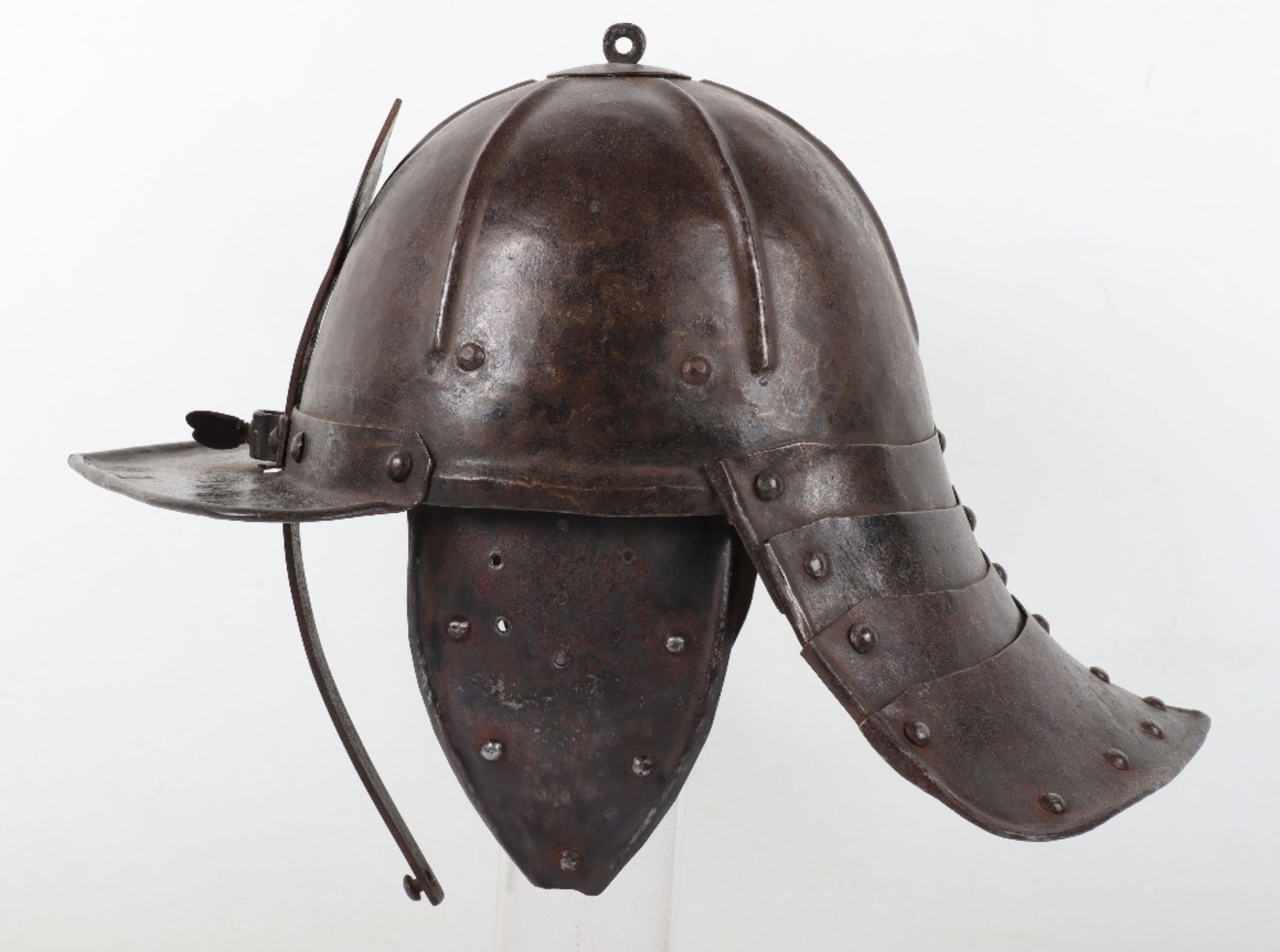 English Civil War Period Lobster Tail Helmet or ‘Dutch Pot’ c.1640-1650 - Image 4 of 11