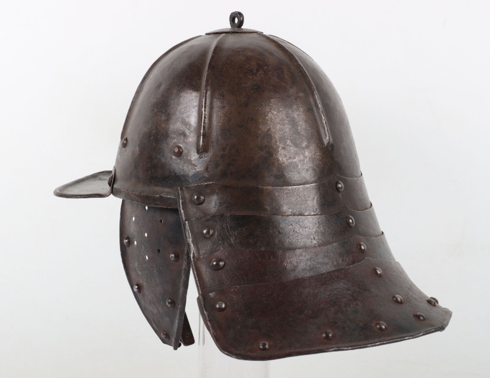 English Civil War Period Lobster Tail Helmet or ‘Dutch Pot’ c.1640-1650 - Image 3 of 11