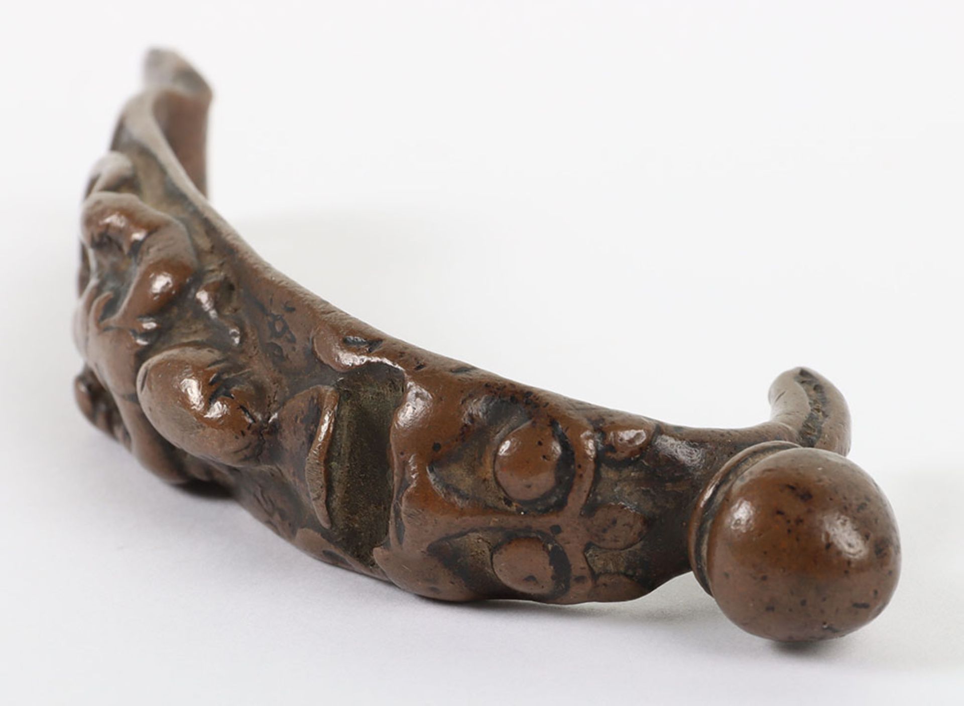 Copper Handle from an Early Indian Dagger Bich’wa, Probably 15th Century - Image 2 of 6