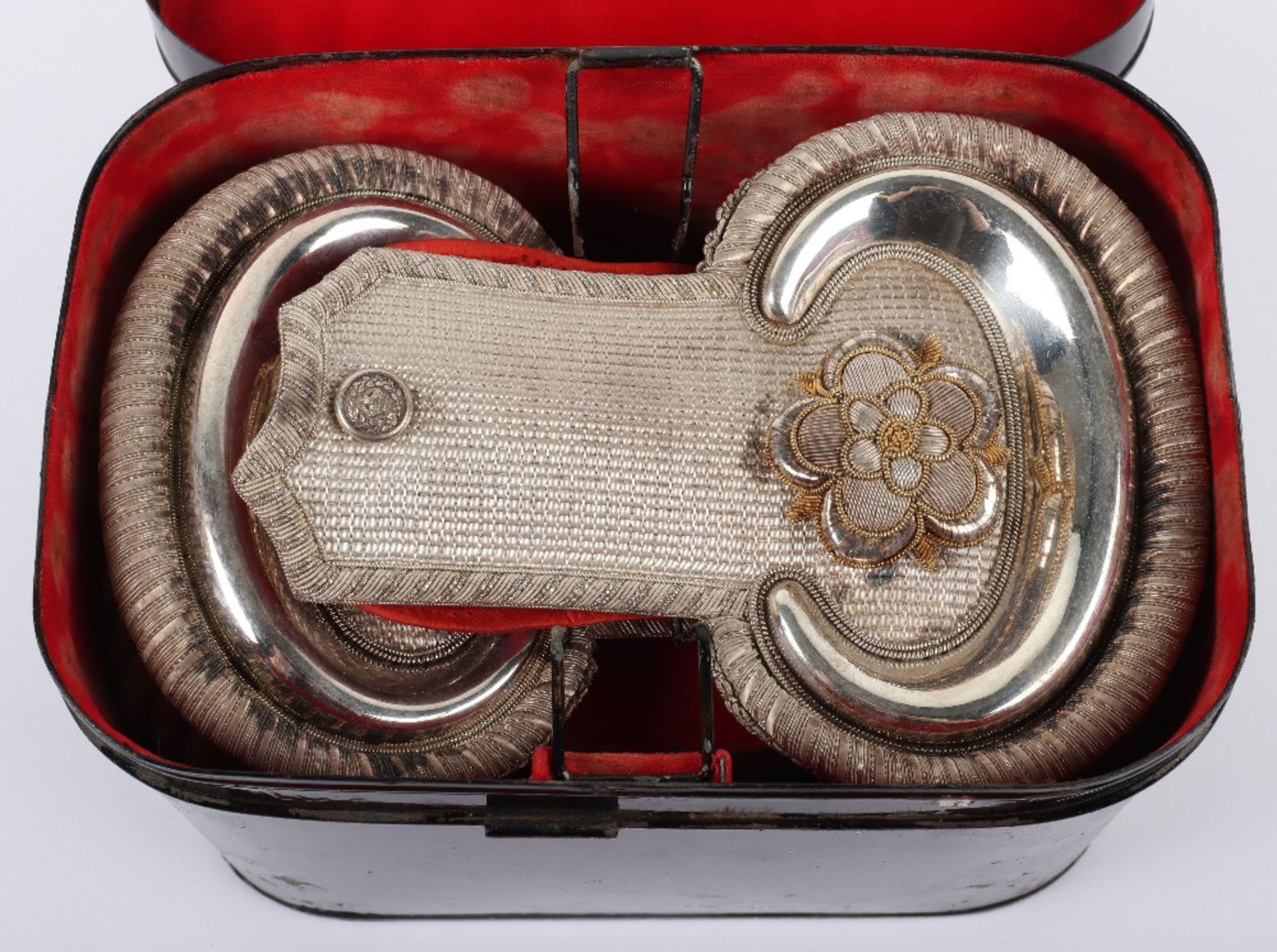 Edward 7th Courtsword, Embroidered Belt & Hanger, Cased Epaulettes for a Lord Lieutenant of an Engli - Image 19 of 38