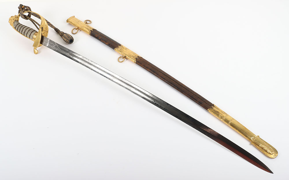 Good Victorian 1846 Pattern Naval Officer’s Sword by Batten & Adams, Devonport c.1850 - Bild 15 aus 15