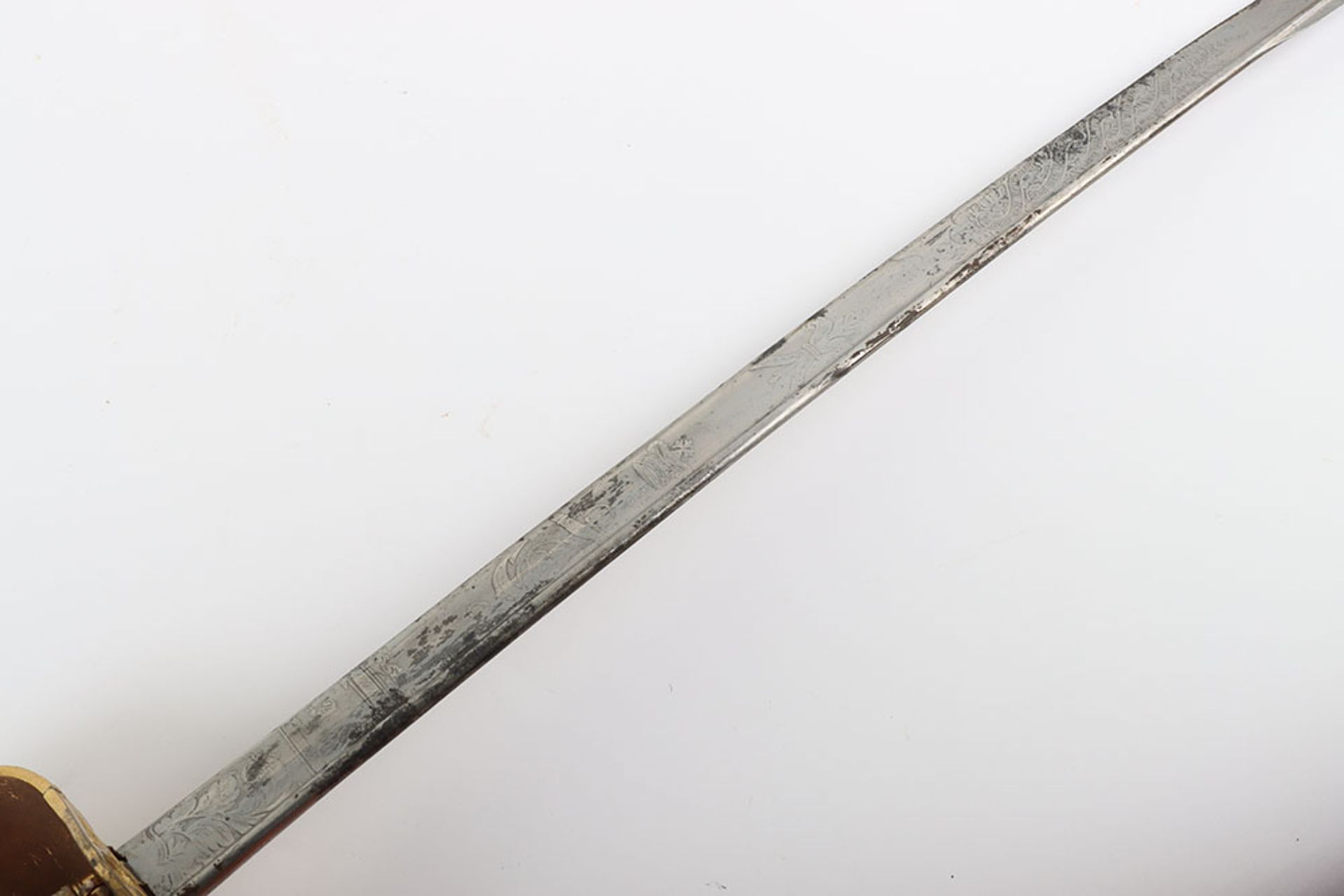 1827 Pattern Georgian Naval Officer's Sword of Alexander Glen R.N. - Bild 8 aus 15