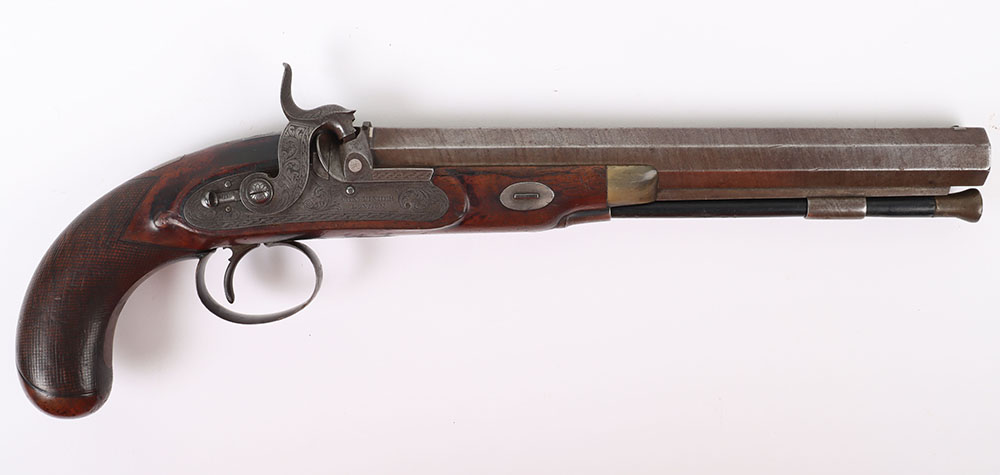 Fine Pair of 26 Bore Percussion Duelling Pistols by Charles Fisher, London c.1826-1827 - Bild 4 aus 21