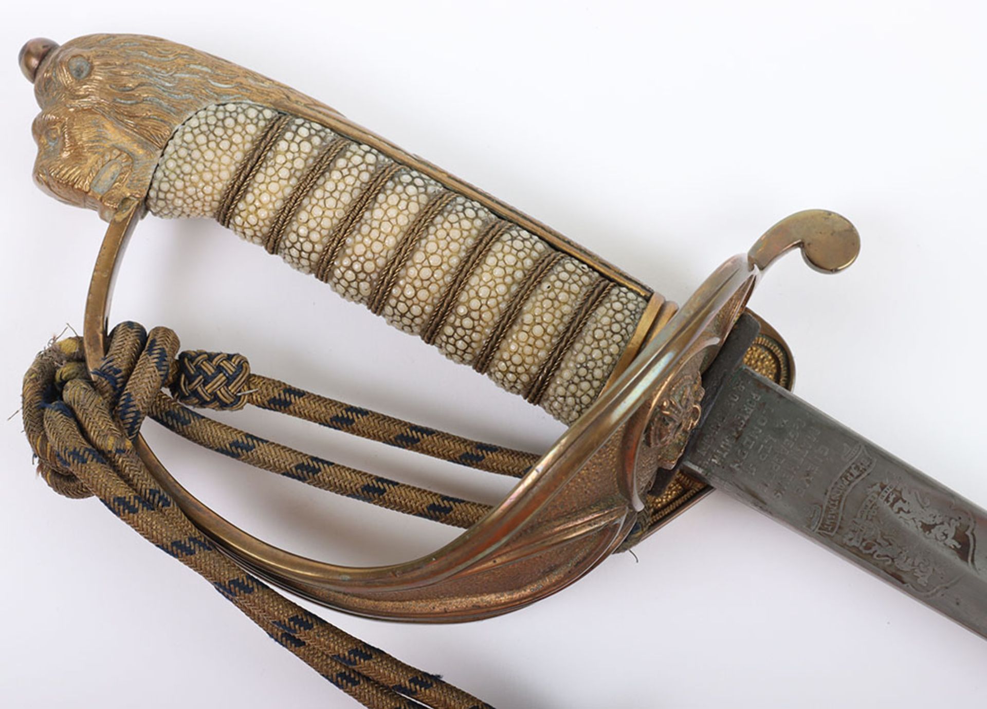 British Post 1902 Naval Officer’s Sword - Image 3 of 18