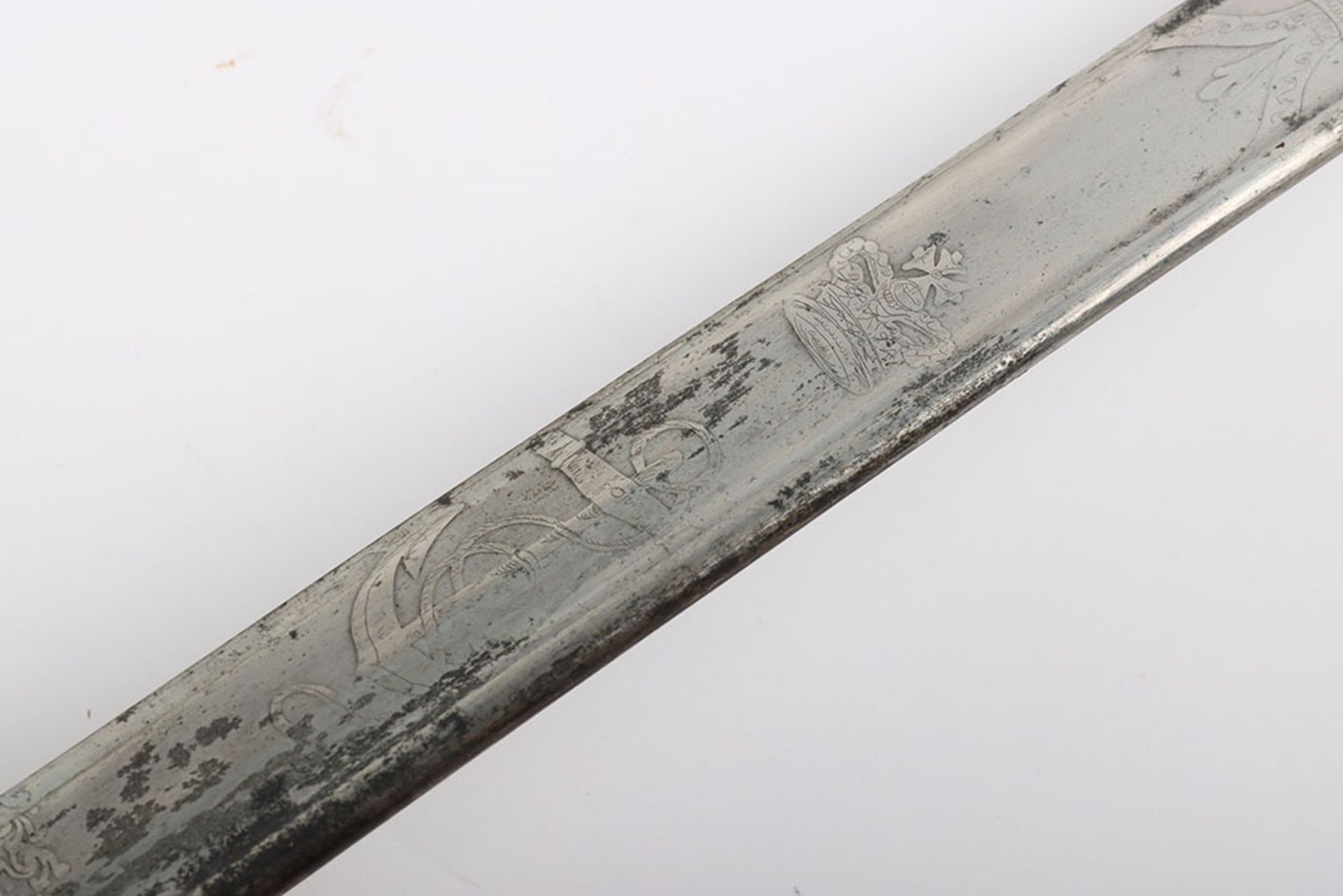 1827 Pattern Georgian Naval Officer's Sword of Alexander Glen R.N. - Bild 10 aus 15