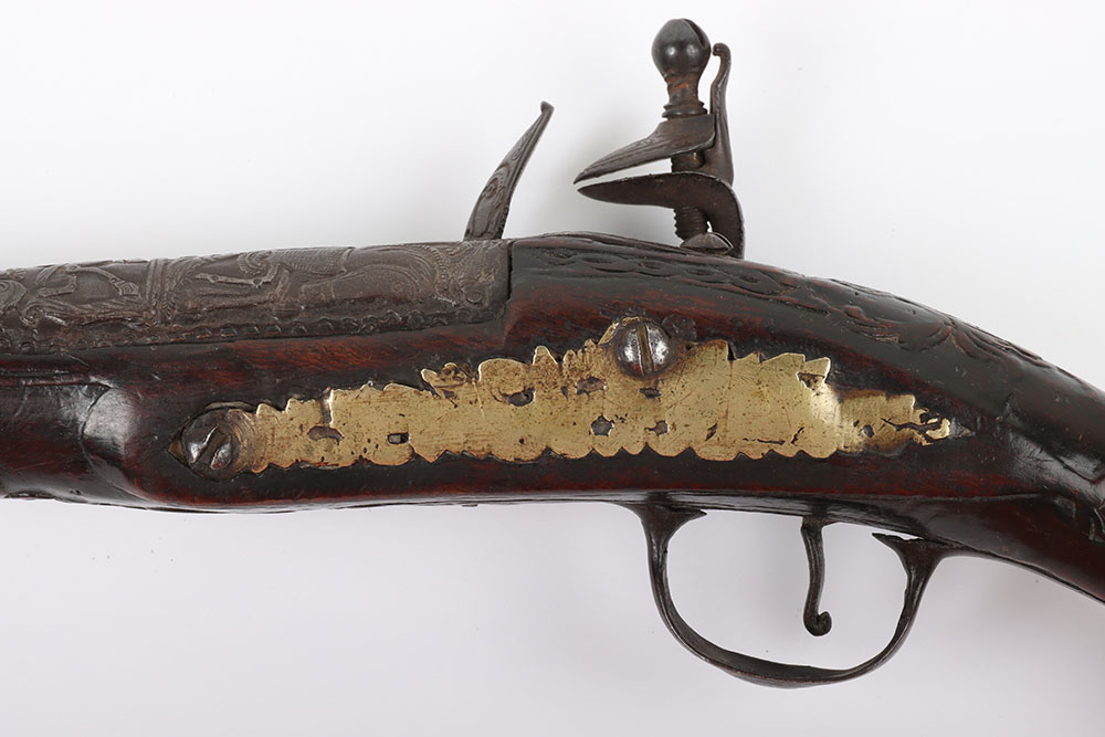 Very Unusual Ottoman Flintlock Holster Pistol c.1800 - Bild 9 aus 13