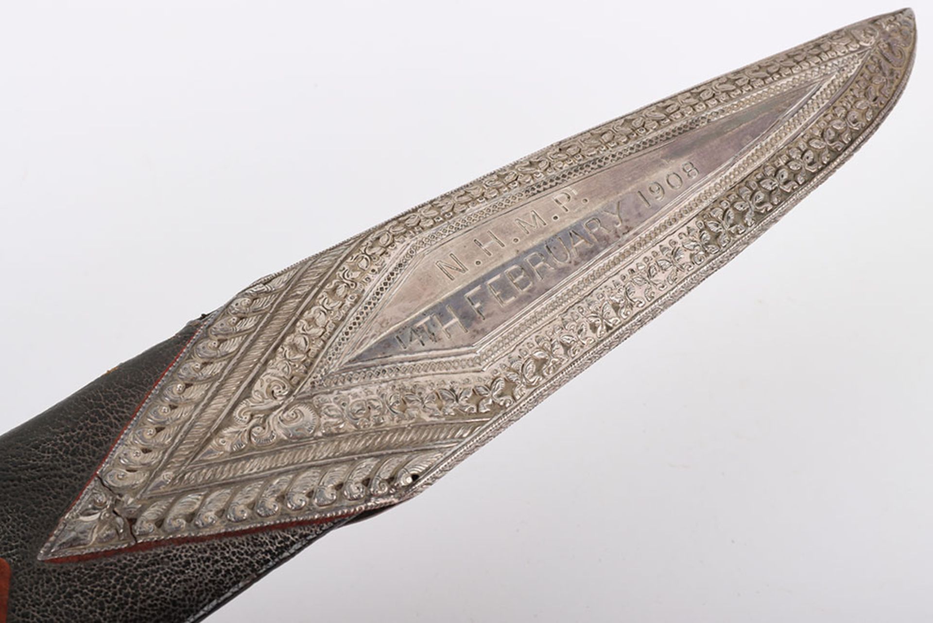 Good Silver Mounted Nepalese or Indian Kukri - Bild 9 aus 15