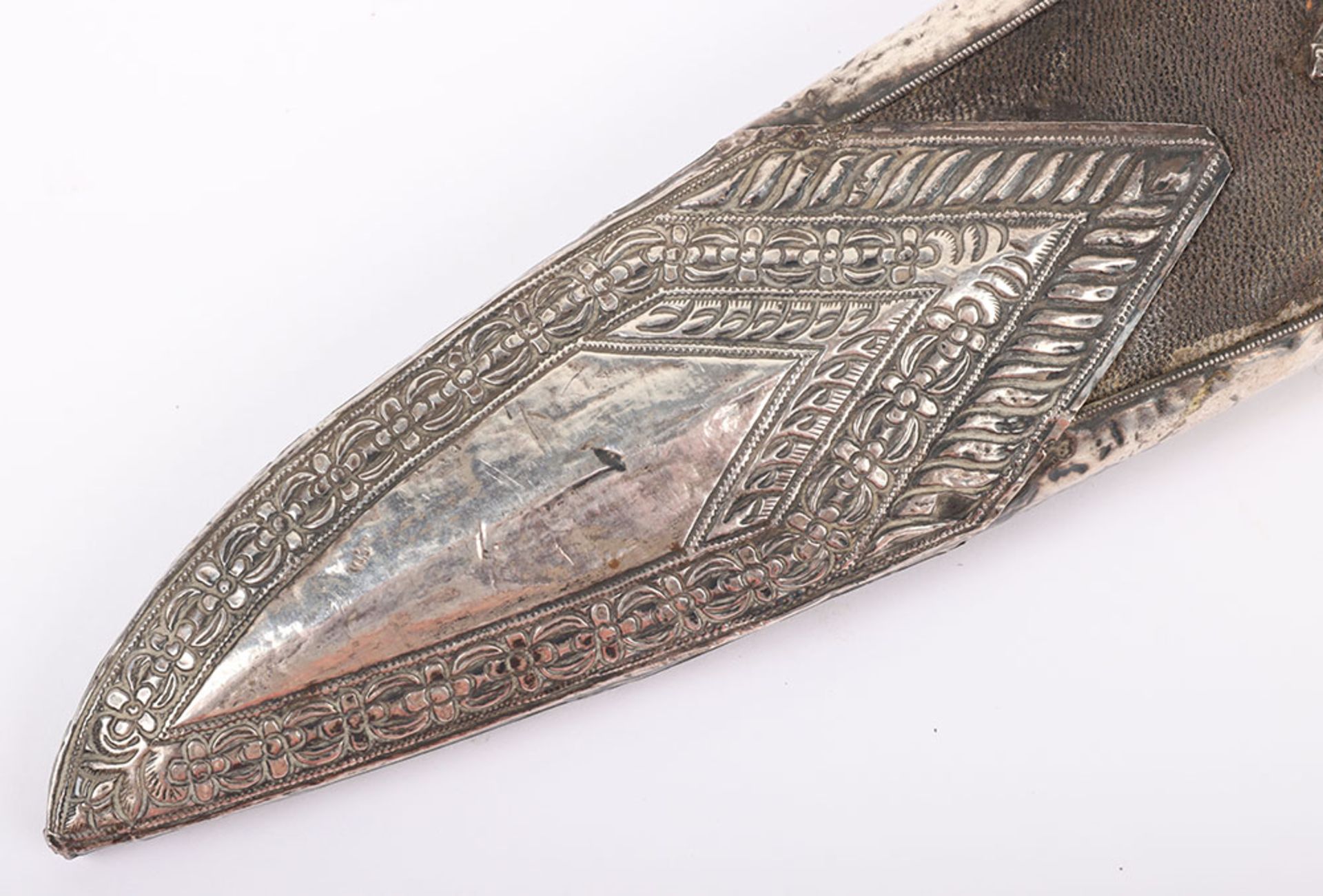 Nepalese Silver Mounted Kukri, late 19th Century - Bild 13 aus 14