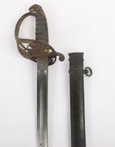 1845 Pattern Infantry Officer's Sword of Major General T.D. Carpenter (Madras Infantry)