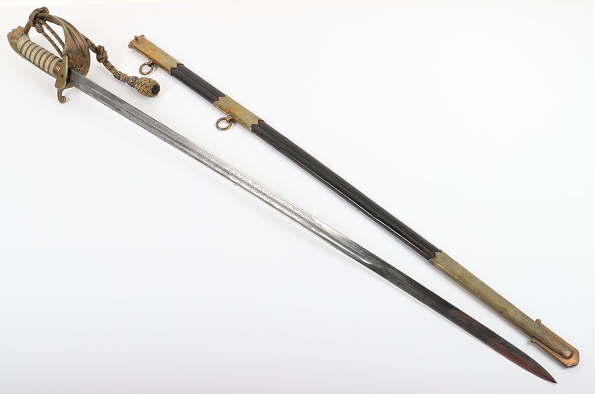 British Post 1902 Naval Officer’s Sword - Image 18 of 18