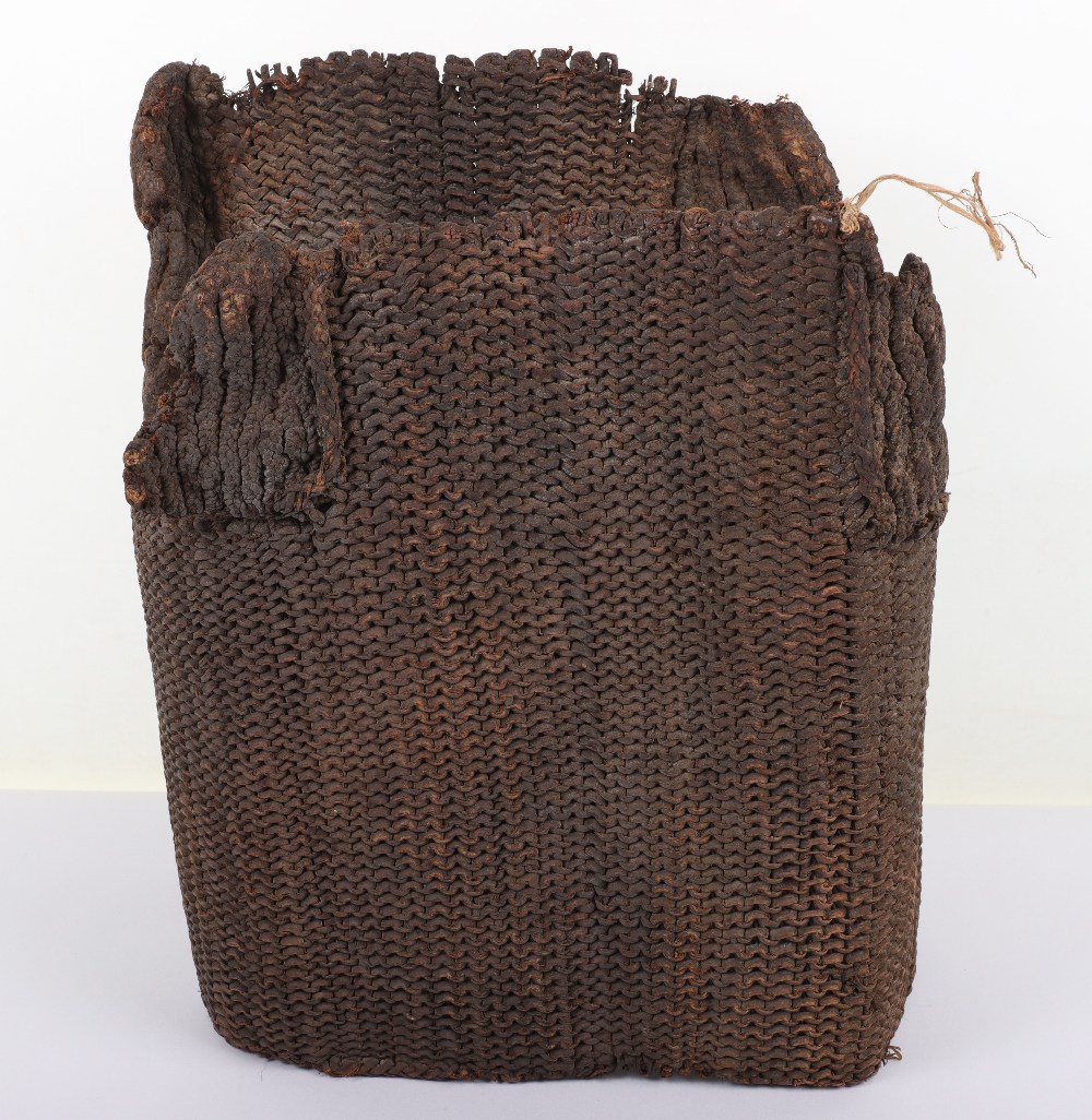 Rare Woven Coconut Fibre Body Armour from Kiribati, Oceania, Probably 18th or Early 19th Century