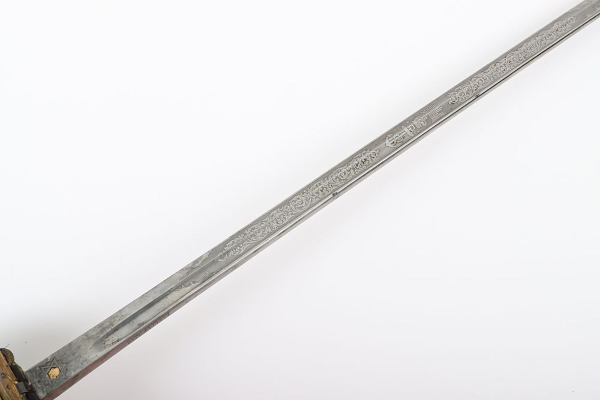 British Post 1902 Naval Officer’s Sword - Image 16 of 18