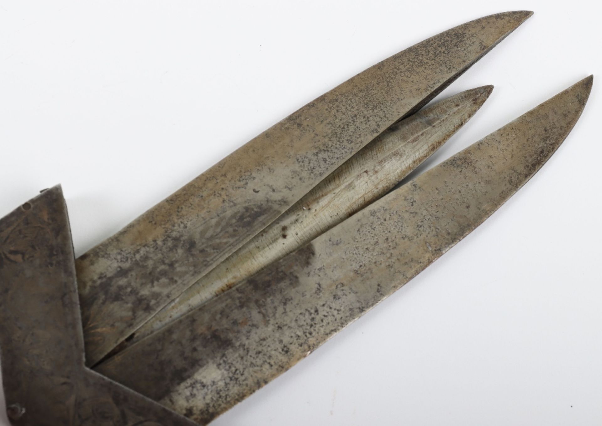 Large Indian Dagger ‘Scissors-Katar’, Late 19th Century - Bild 4 aus 13