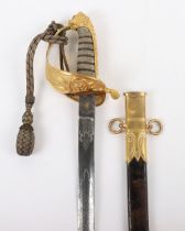 Good Victorian 1846 Pattern Naval Officer’s Sword by Batten & Adams, Devonport c.1850
