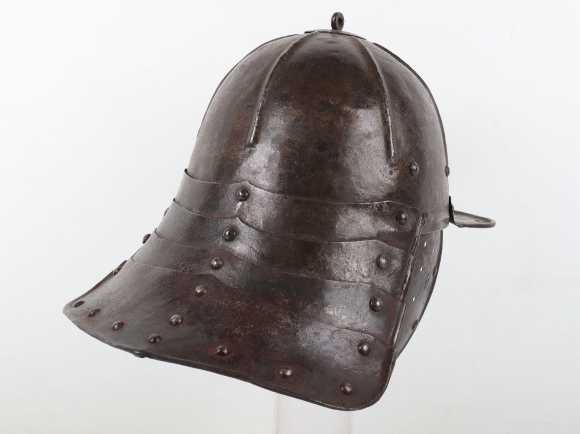 English Civil War Period Lobster Tail Helmet or ‘Dutch Pot’ c.1640-1650 - Image 2 of 11