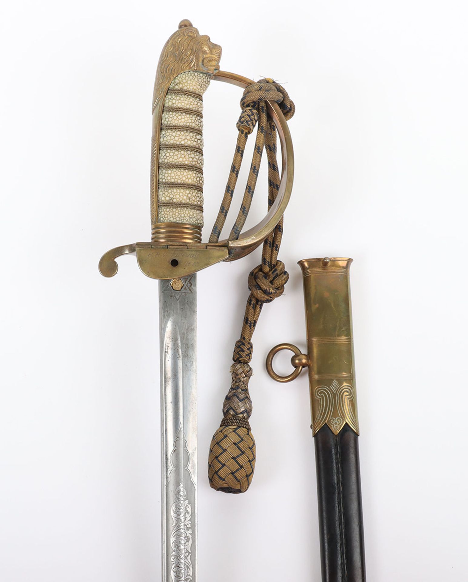 British Post 1902 Naval Officer’s Sword - Image 2 of 18