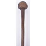 Scarce Zulu Knobkerrie with Concave Facetted Head