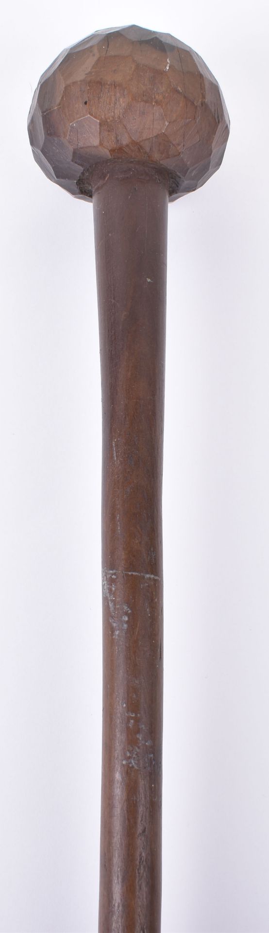Scarce Zulu Knobkerrie with Concave Facetted Head