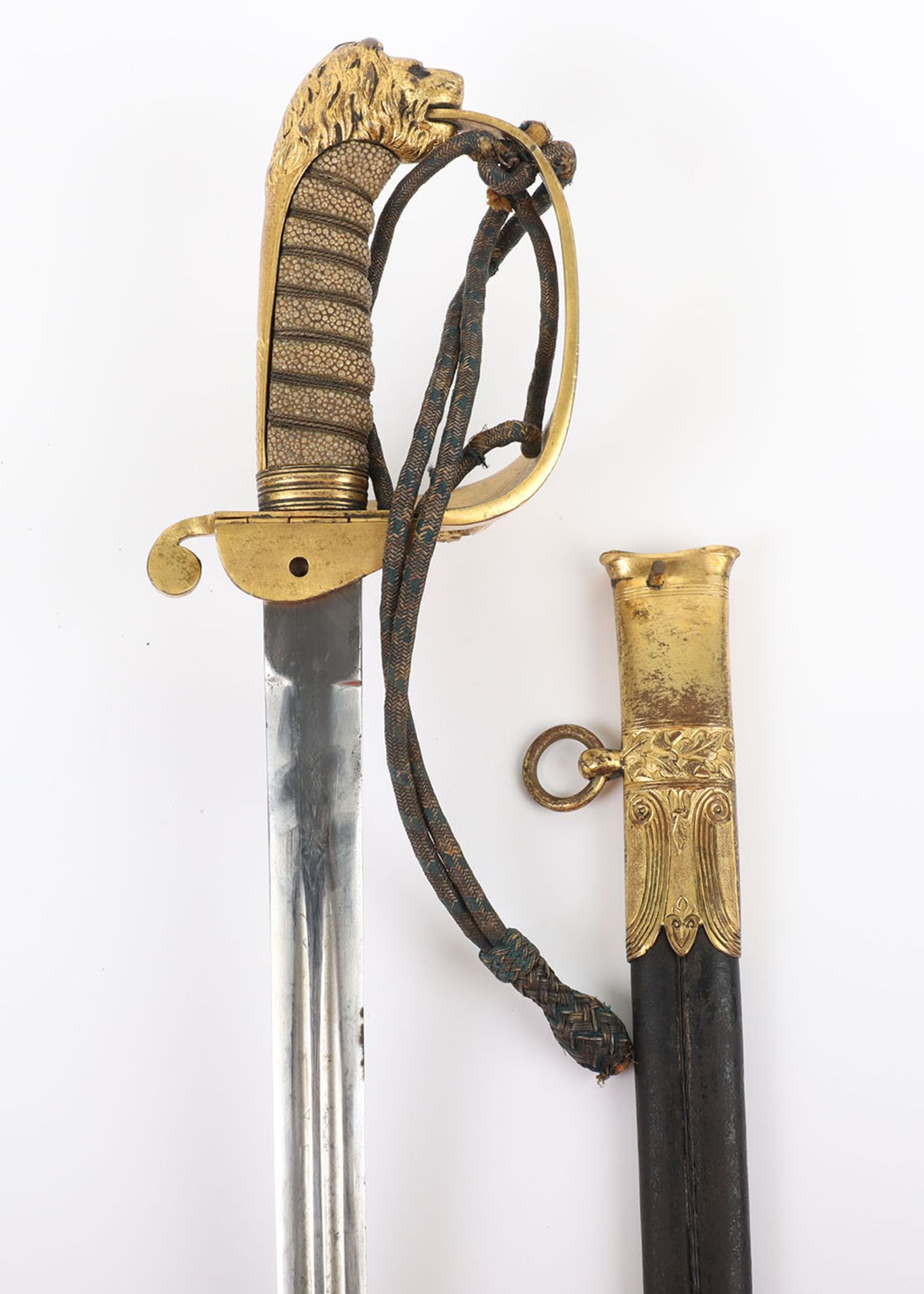 Scarce British Victorian Naval Officer’s Sword of Flag Rank - Image 2 of 17