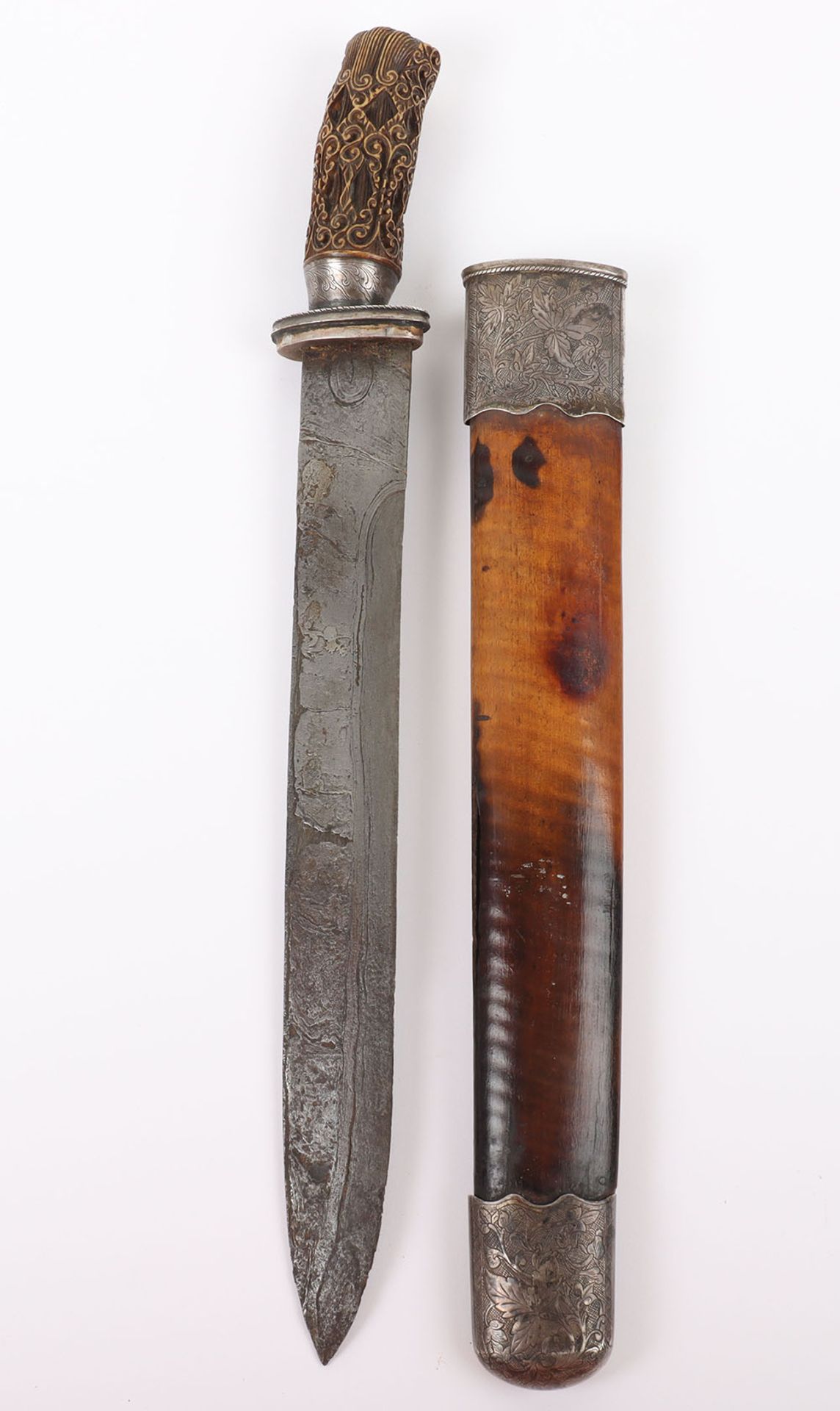 Very Unusual Javanese Dagger Badek c.1800 - Image 3 of 15