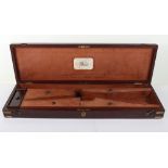 Good Brass Bound Mahogany Gun Case for a Double Barrel Percussion Gun or Rifle