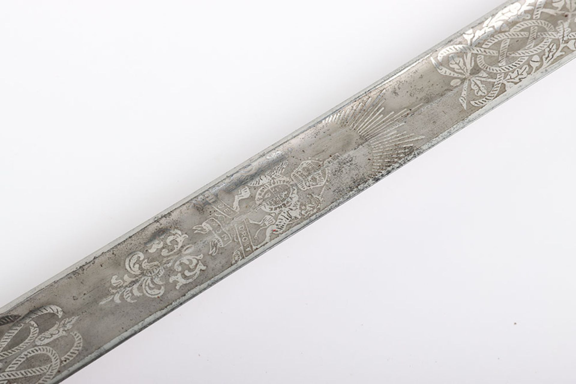 Scarce Royal Naval Volunteers (R.N.V) Officer’s Sword by J R Gaunt & Sons No. 15360 - Image 8 of 16