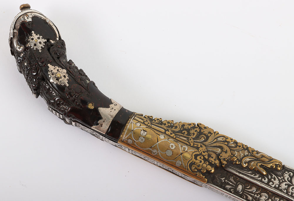 Fine Quality Ceylonese Knife Pia Kaetta, Probably 18th Century - Bild 3 aus 12