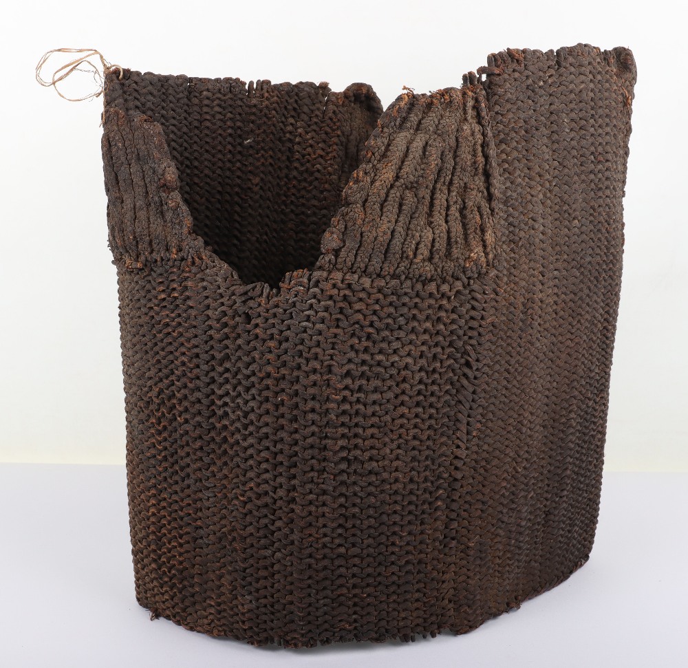 Rare Woven Coconut Fibre Body Armour from Kiribati, Oceania, Probably 18th or Early 19th Century - Image 4 of 4